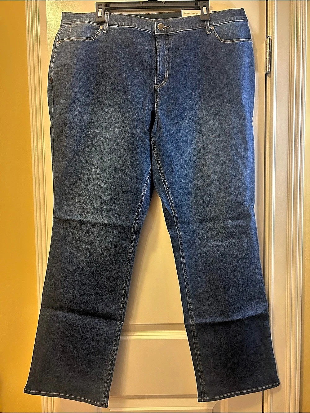 Christopher and Banks Boot Cut Jeans in Blue Waist size 18W NWT